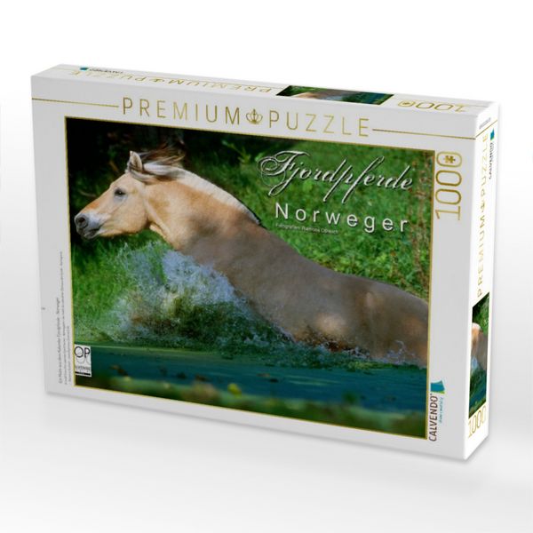 Produktbild: CALVENDO Puzzle Ein Motiv aus dem Kalender Fjordpferde - Norweger | 1000 Teile Lege-Gr&ouml;&szlig;e 64x48cm Foto-Puzzle f&uuml;r gl&uuml;ckliche Stunden