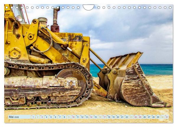 Produktbild: Bulldozer - b&auml;renstarke Arbeitstiere (Wandkalender 2026 DIN A4 quer), CALVENDO Monatskalender
