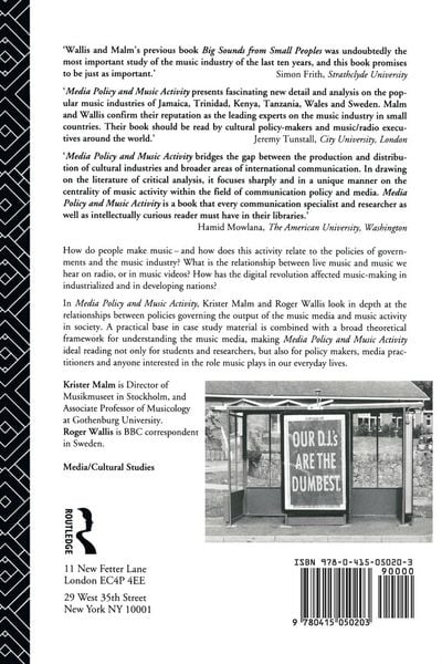 Produktbild: Media Policy and Music Activity