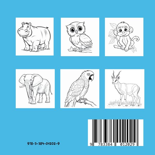 Produktbild: Zootiere Malbuch