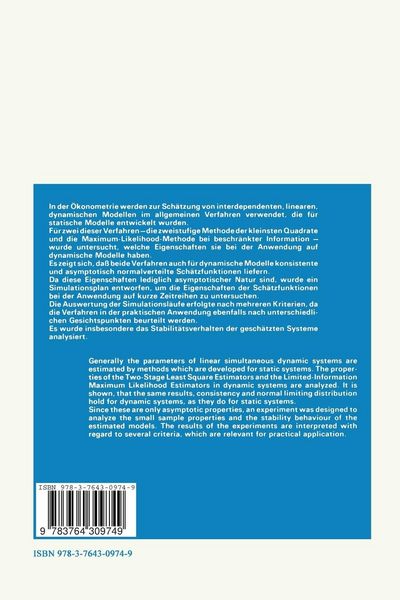 Produktbild: Planung und Stastistische Auswertung von Computersimulationen interdependenter Modelle mit verz&ouml;gerten endogenen Variablen