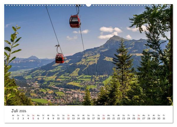 Produktbild: Kitzb&uuml;hel. Die Stadt im Herz der Alpen (Wandkalender 2026 DIN A2 quer), CALVENDO Monatskalender