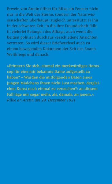 Produktbild: Der Dichter und sein Astronom