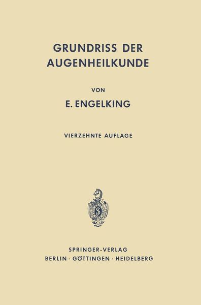 Produktbild: Grundri&szlig; der Augenheilkunde f&uuml;r Studierende