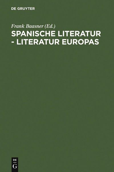 Produktbild: Spanische Literatur - Literatur Europas