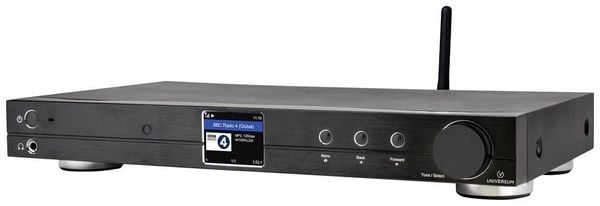 UNIVERSUM IR 500-21 Internet Tischradio Internet, DAB+, UKW Bluetooth , WLAN, Internetradio Inkl. Fernbedienung, Weckfunktion Schwarz -