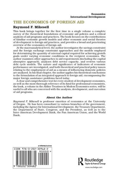 Produktbild: The Economics of Foreign Aid