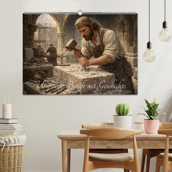 Produktbild: Ursprung: Berufe mit Geschichte. (Wandkalender 2027 DIN A2 quer), CALVENDO Monatskalender