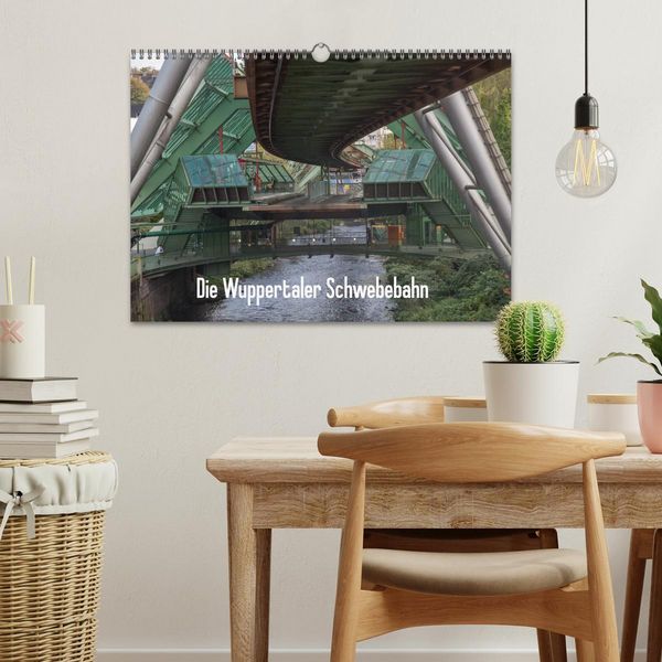 Produktbild: Die Wuppertaler Schwebebahn (Wandkalender 2026 DIN A3 quer), CALVENDO Monatskalender