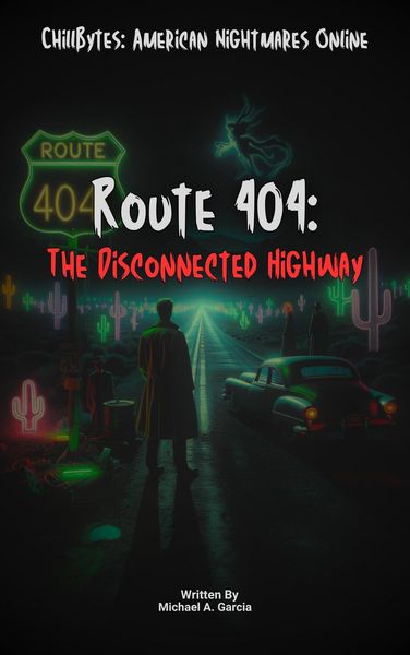 Produktbild: Route 404: The Disconnected Highway (ChillBytes: American Nightmares Online, #1)