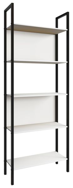 Produktbild: Holz Metall Stand Regal B&uuml;ro B&uuml;cher Flakos 5fach