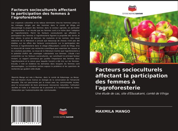 Produktbild: Facteurs socioculturels affectant la participation des femmes &agrave; l'agroforesterie