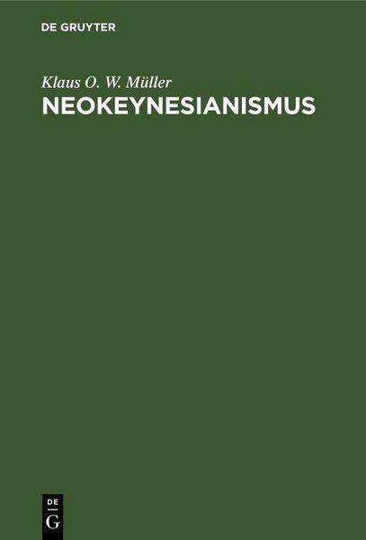 Produktbild: Neokeynesianismus