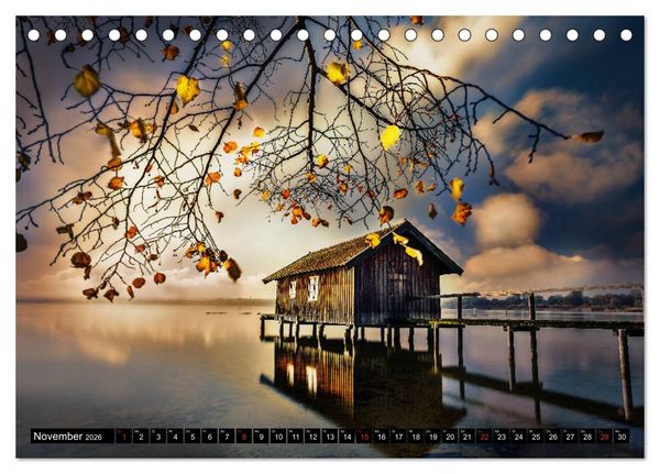 Produktbild: Alpen und Seen (Tischkalender 2026 DIN A5 quer), CALVENDO Monatskalender