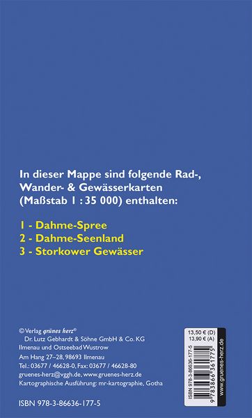 Produktbild: Rad-, Wander- und Gew&auml;sserkarten-Set: Spree- und Dahme-Heideseen