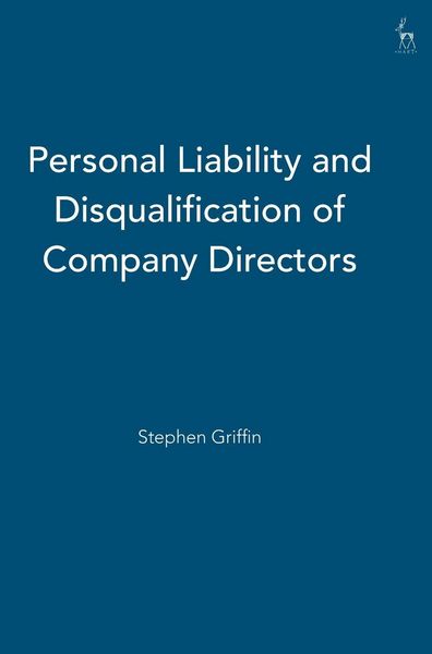 Produktbild: Personal Liability and Disqualification of Company Directors