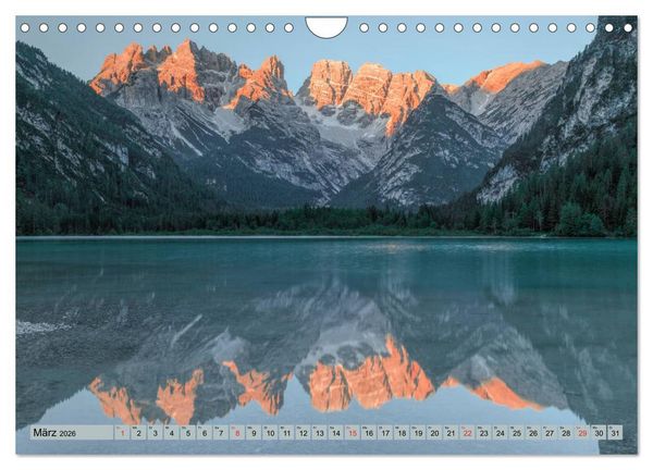 Produktbild: Dolomiten, Alpenparadies im Norden Italiens (Wandkalender 2026 DIN A4 quer), CALVENDO Monatskalender