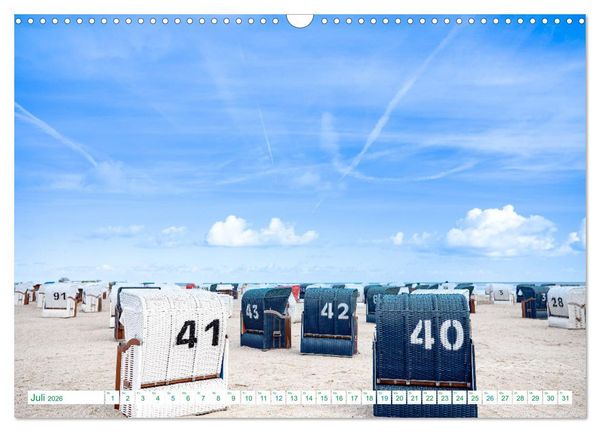Produktbild: Schillig und Horumersiel - Im Wangerland unterwegs (Wandkalender 2026 DIN A3 quer), CALVENDO Monatskalender