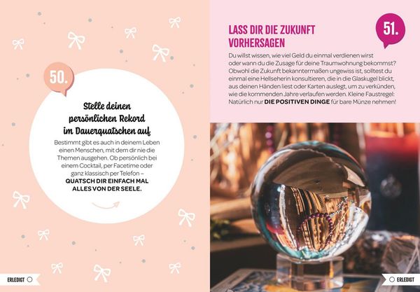 Produktbild: 100 Dinge, die FRAU einmal im Leben getan haben sollte