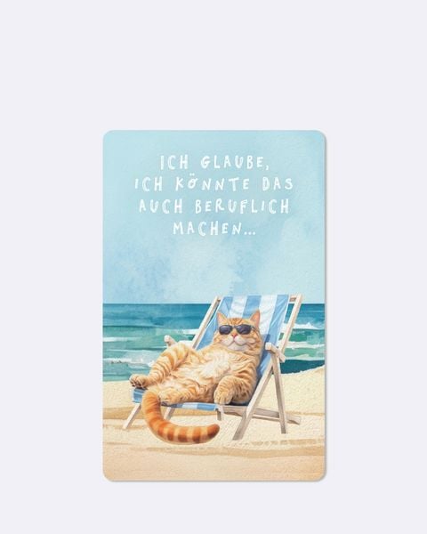 Produktbild: Lunacard Postkarte *Strandkatze
