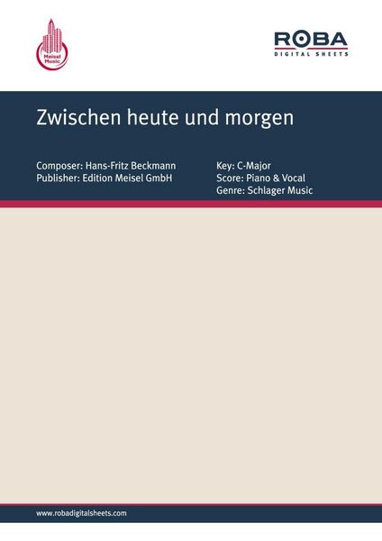 Produktbild: Zwischen heute und morgen
