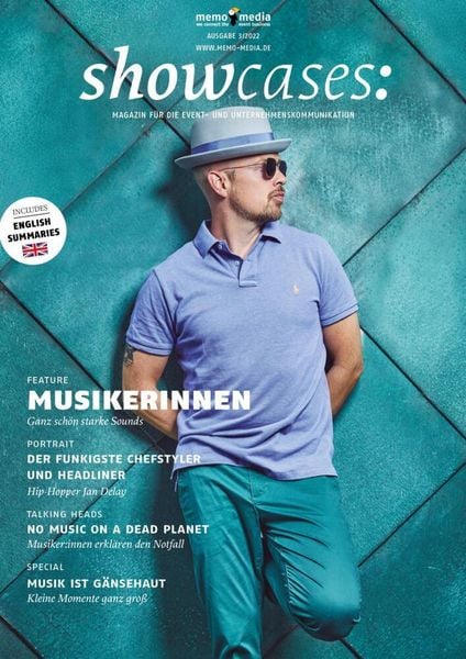 Showcases 2022-03 - Fokus Musiker - Das memo-media Fachmagazin für die Event- & Unternehmenskommunikation -
