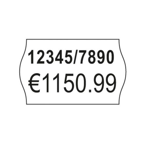 Produktbild: AVERY Zweckform Preis Etiketten permanent haftend wei&szlig; 26x16mm 12000 St&uuml;ck