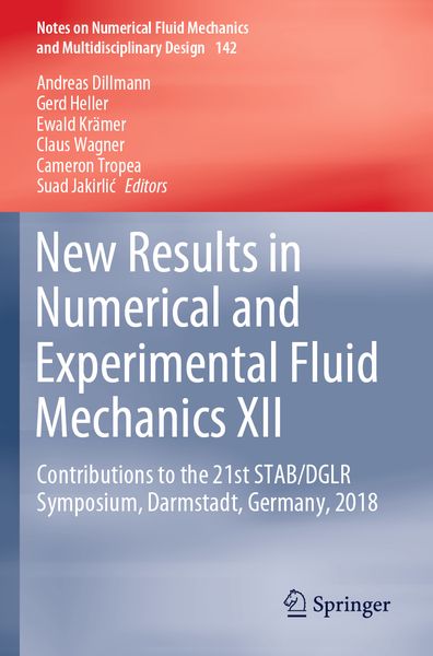 Produktbild: New Results in Numerical and Experimental Fluid Mechanics XII