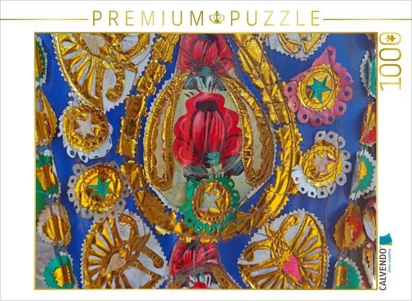 Produktbild: CALVENDO Puzzle Rikscha von hinten | 1000 Teile Lege-Gr&ouml;&szlig;e 64x48cm Foto-Puzzle f&uuml;r gl&uuml;ckliche Stunden