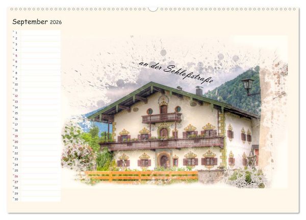 Produktbild: Ruhpolding mein sch&ouml;nes Dorf (Wandkalender 2026 DIN A2 quer), CALVENDO Monatskalender