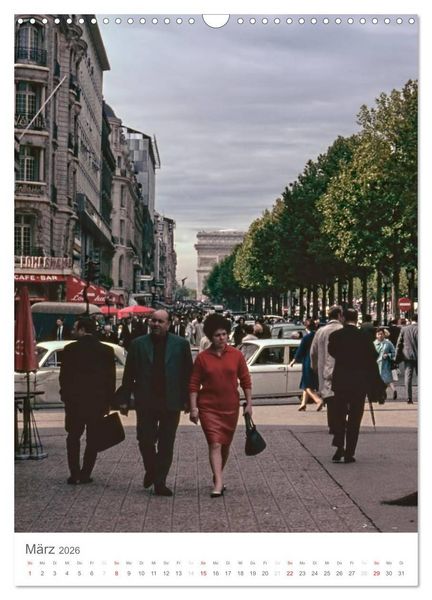 Produktbild: Paris, damals ... (Wandkalender 2026 DIN A3 hoch), CALVENDO Monatskalender