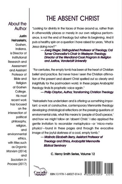 Produktbild: The Absent Christ: An Anabaptist Theology of the Empty Tomb