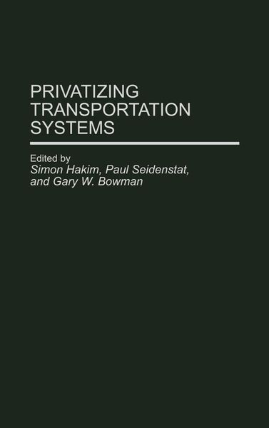 Produktbild: Privatizing Transportation Systems
