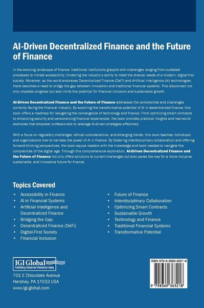 Produktbild: AI-Driven Decentralized Finance and the Future of Finance