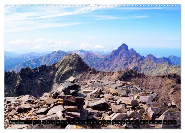 Produktbild: Korsikas wilder Norden. GR20 Impressionen (hochwertiger Premium Wandkalender 2026 DIN A2 quer), Kunstdruck in Hochglanz