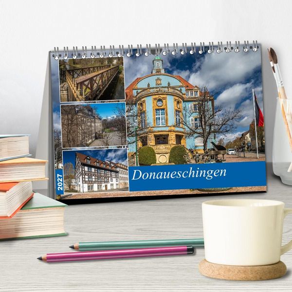 Produktbild: Donaueschingen (Tischkalender 2027 DIN A5 quer), CALVENDO Monatskalender