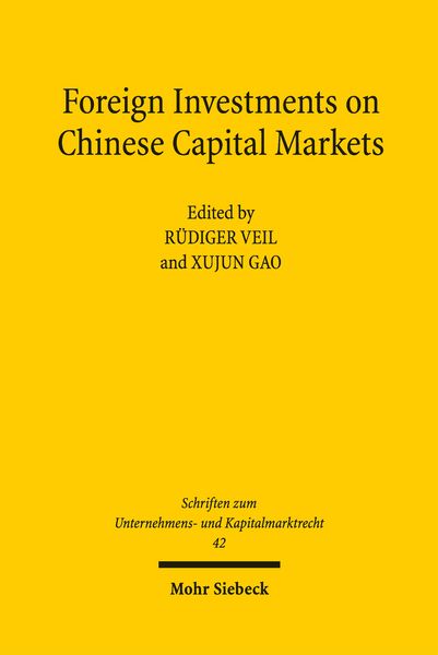 Produktbild: Foreign Investments on Chinese Capital Markets