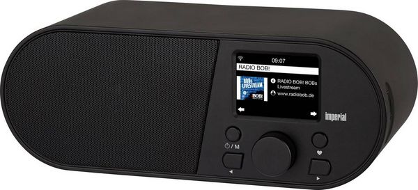 Produktbild: Imperial i105 Internet Tischradio Internet AUX, USB, WLAN, Internetradio Weckfunktion Schwarz