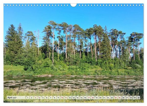 Produktbild: Lech und Wertach - Flusslandschaften im Alpenvorland (Wandkalender 2027 DIN A3 quer), CALVENDO Monatskalender