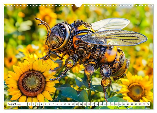 Produktbild: Gartentiere aus Metall - Upcycling-Dekoideen f&uuml;r kreative G&auml;rten (Wandkalender 2026 DIN A3 quer), CALVENDO Monatskalender