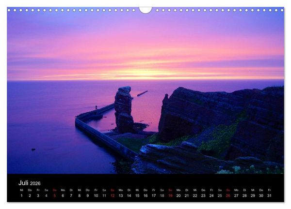 Produktbild: Abend in Helgoland (Wandkalender 2026 DIN A3 quer), CALVENDO Monatskalender