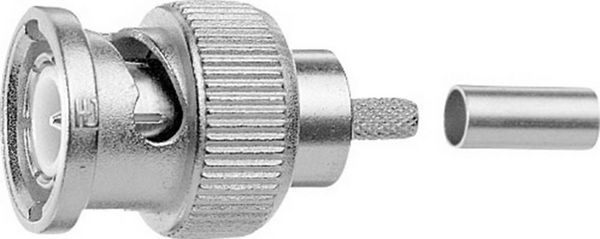 Produktbild: Teleg&auml;rtner 100027462 100027462 BNC-Steckverbinder Stecker, gerade 50 Ω 1 St.
