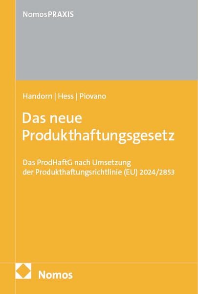 Produktbild: Das neue Produkthaftungsgesetz