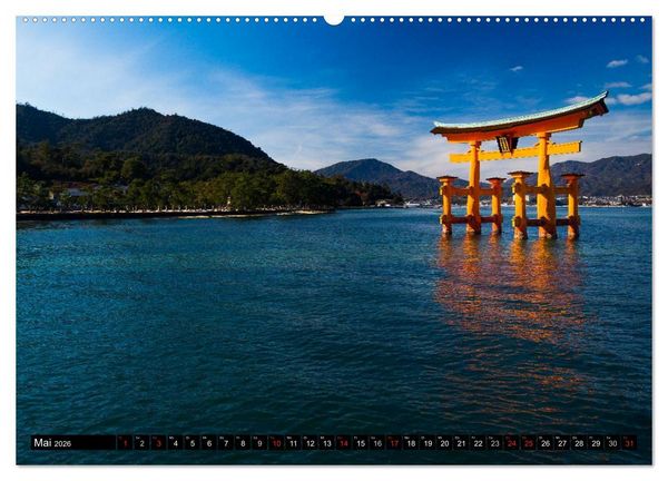 Produktbild: Japan - Schreine, Tempel, Metropolen (Wandkalender 2026 DIN A2 quer), CALVENDO Monatskalender