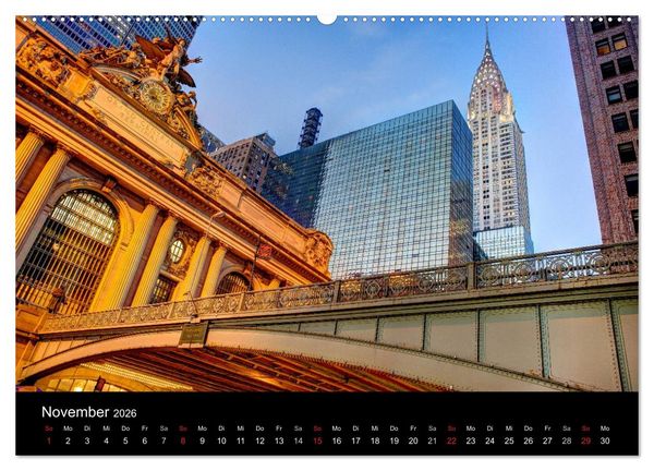 Produktbild: Zu Besuch in New York (hochwertiger Premium Wandkalender 2026 DIN A2 quer), Kunstdruck in Hochglanz