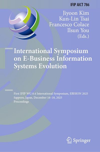 Produktbild: International Symposium on E-Business Information Systems Evolution