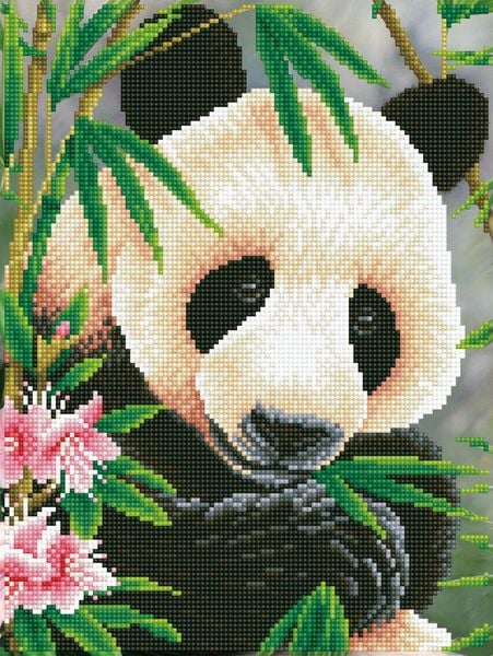 Diamond Dotz - Diamond Painting Panda Prinz