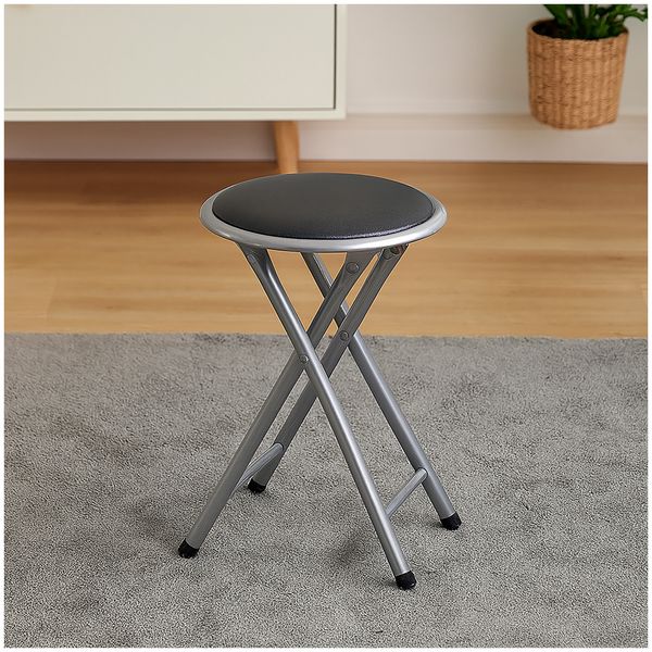 HTI-Living Klapphocker Dima PU Schwarz Klapphocker Dima PU Schwarz