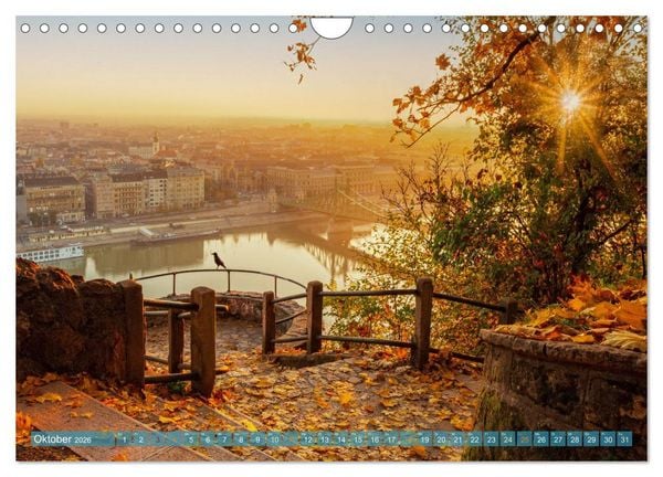 Produktbild: Romantisches Budapest - Ungarns sch&ouml;ne Hauptstadt an der Donau (Wandkalender 2026 DIN A4 quer), CALVENDO Monatskalender
