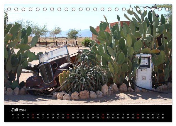 Produktbild: Faszination Namibia - Oldtimer mal anders (Tischkalender 2026 DIN A5 quer), CALVENDO Monatskalender